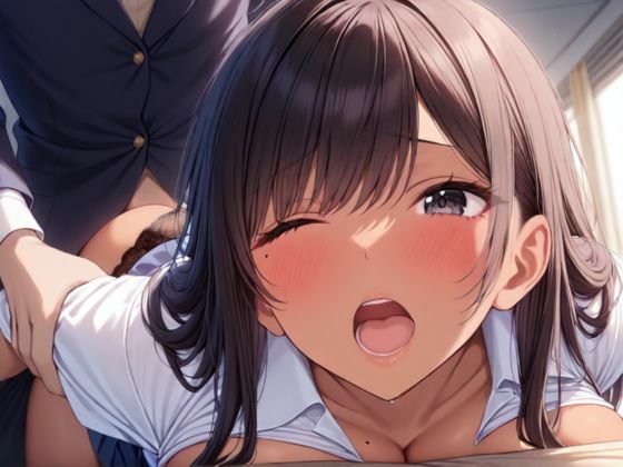 日焼け巨乳水泳部ビッチは制服水着で性欲爆発中出しSEX漬け 画像10