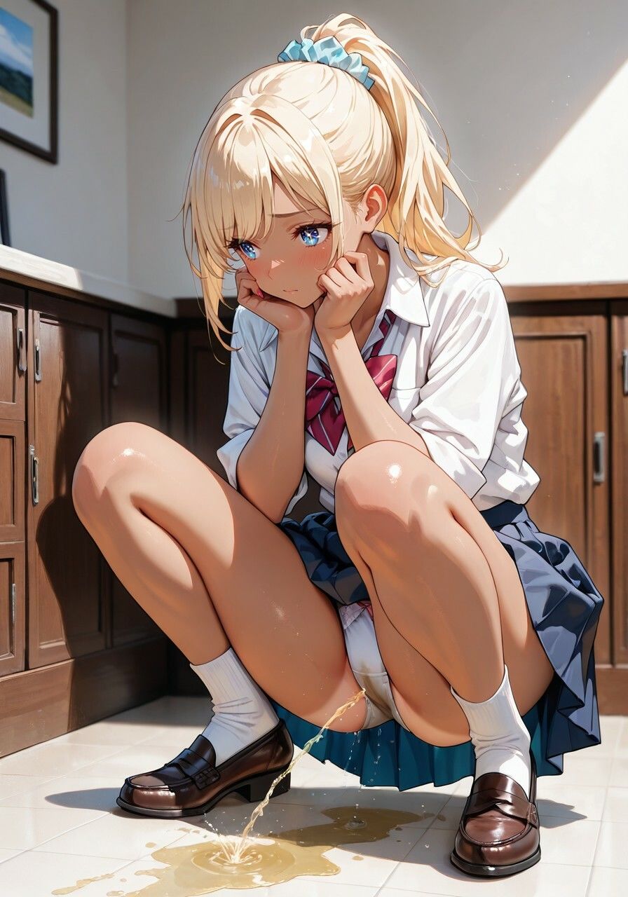 【無修正フルボイス4Kアニメ】制服美少女限定『おもらし探偵』汚（お）パンツを濡らす秘密の瞬間 『質問』目の前で美少女突然おもらしをしたらあなたはどうする？のサンプル画像 6