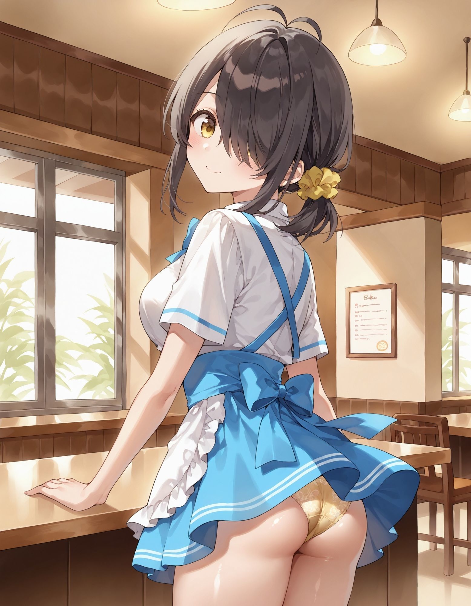 紫〇寺ことののパンチラ〜ウェイトレス編〜のサンプル画像 6