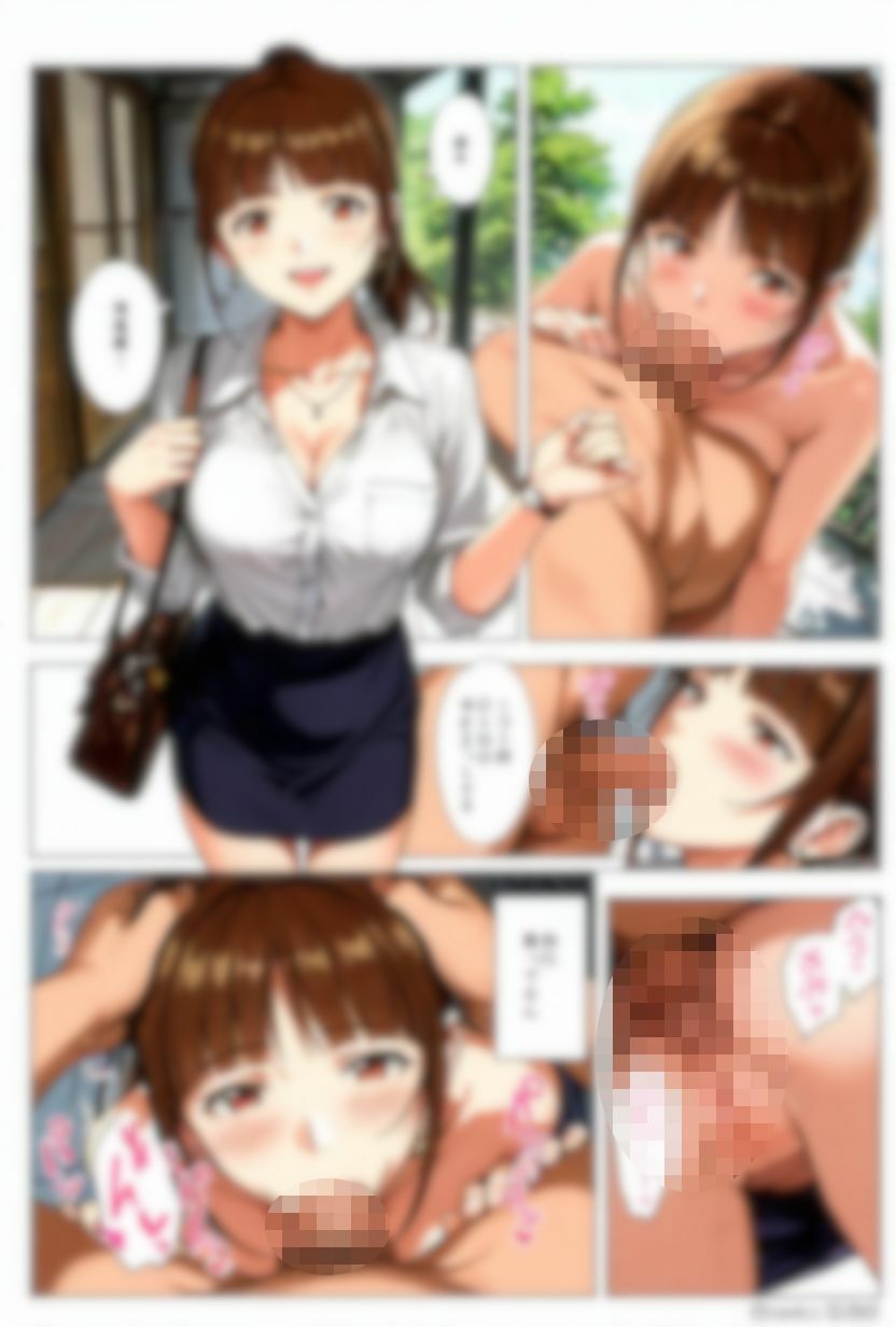 清楚系OLとエッチな出勤。電車編。のサンプル画像 6