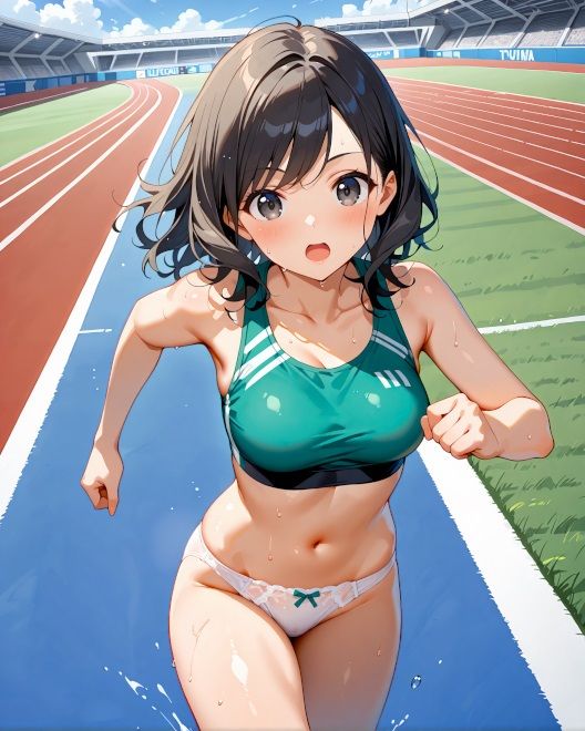 ユニフォームの下の秘密 -陸上少女編-のサンプル画像 6