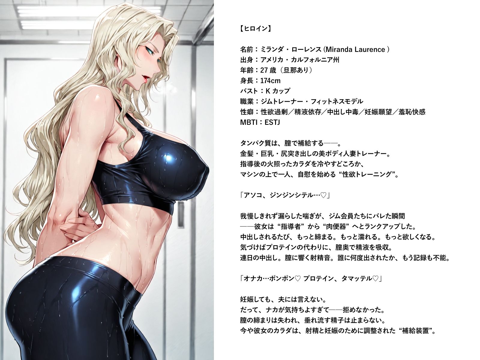 スペルマプロテイン〜ブロンド人妻孕ませタンパク補給〜 画像8