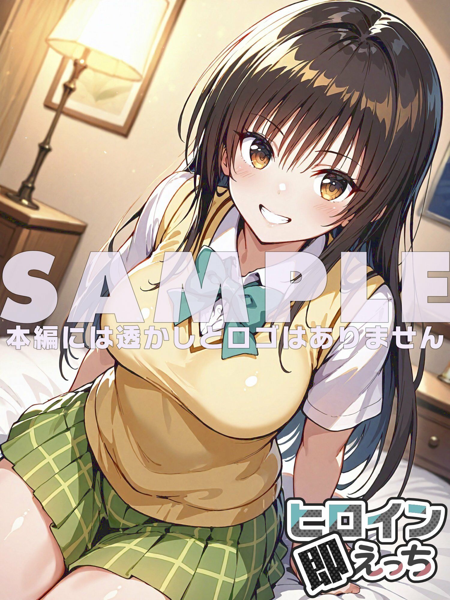 ヒロイン即えっち 古●川唯 制服編のサンプル画像 6