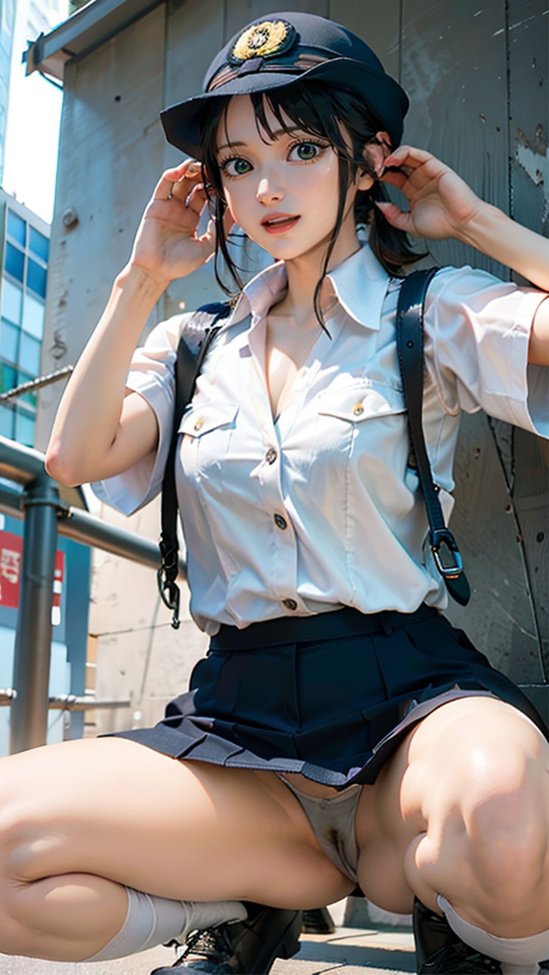婦警さんになった副長のお疲れパンツとけしからん画像集のサンプル画像 6