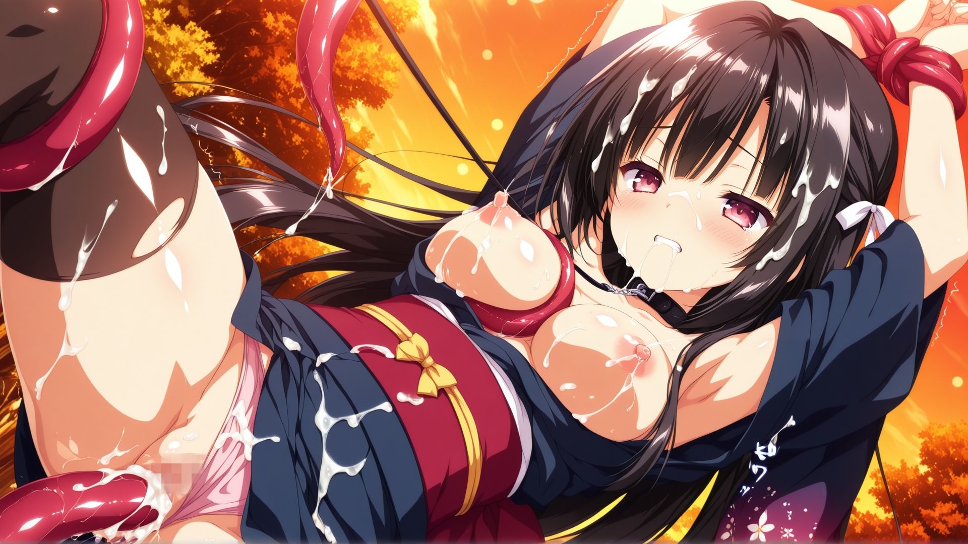 触手に囚われた少女達 〜和服編〜 Vol.4の画像7