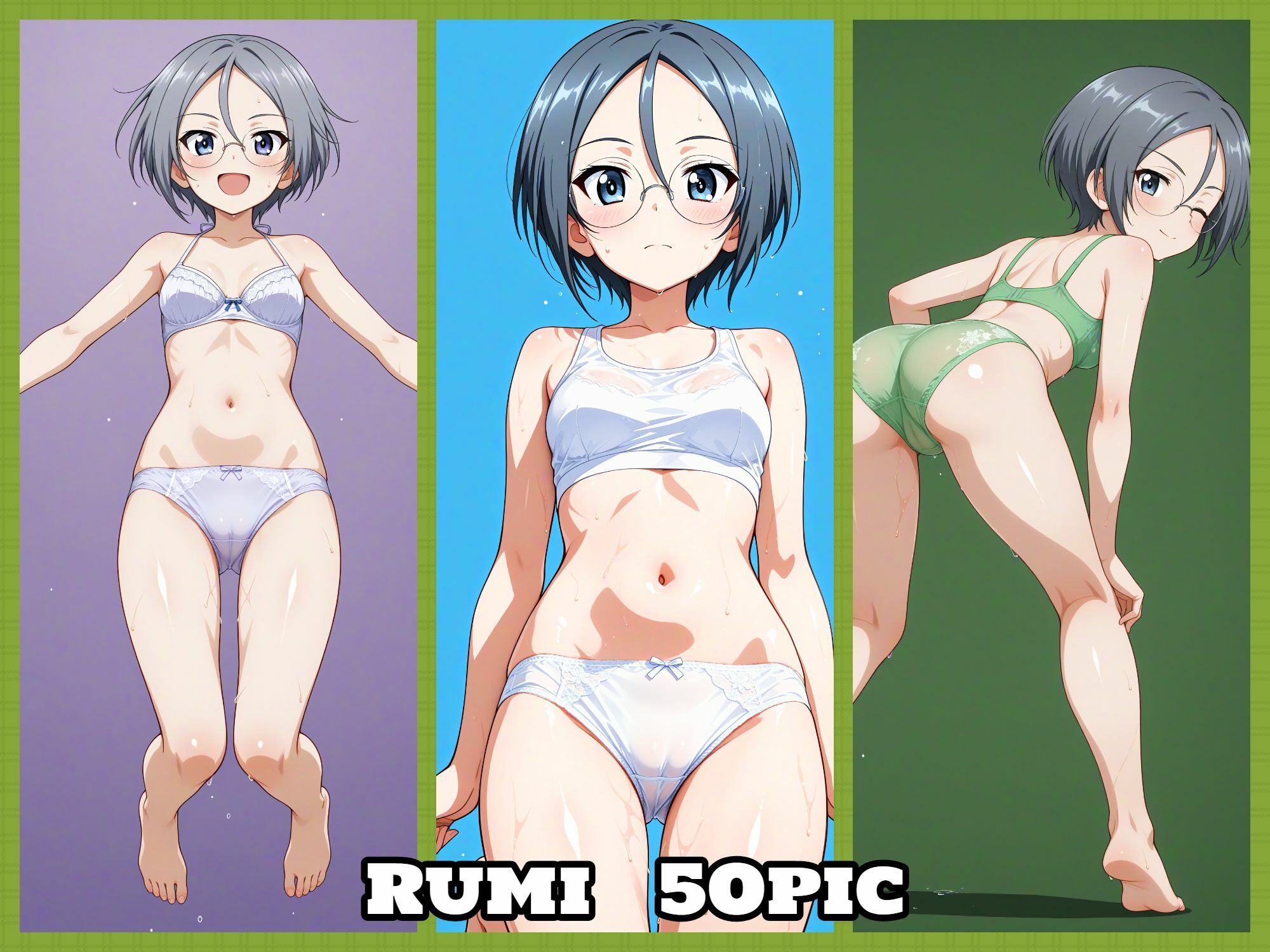 Girls underwear panties and bra 大学選抜チーム編のサンプル画像 6