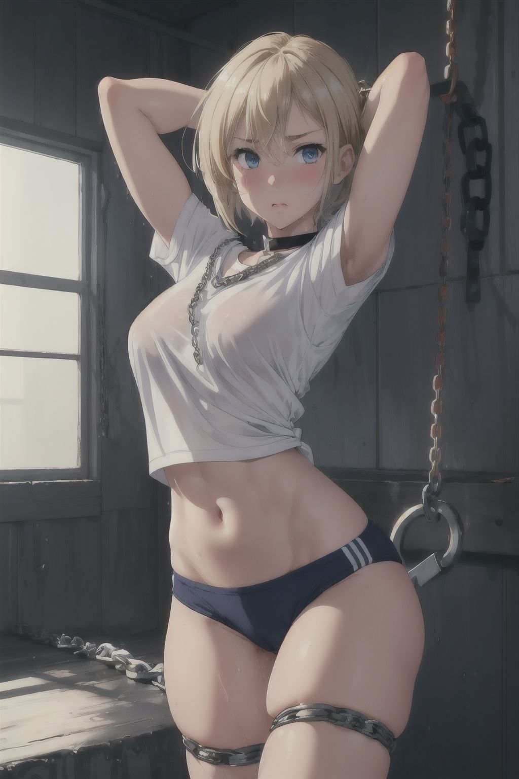 ブロンドショートのブルマのサンプル画像 6