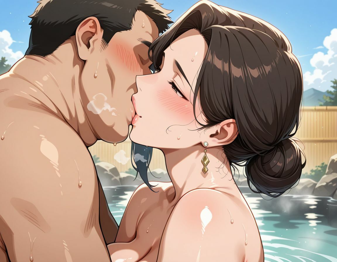 爆乳人妻女将ときもおじ乱交セックスのサンプル画像 6