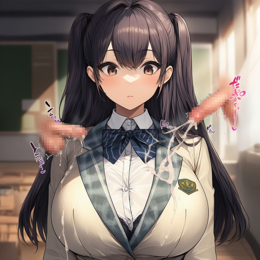 制服すりすりぶっかけのサンプル画像 6