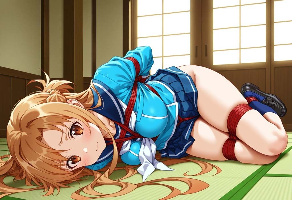 制服緊縛（ア○ナ）のサンプル画像 6