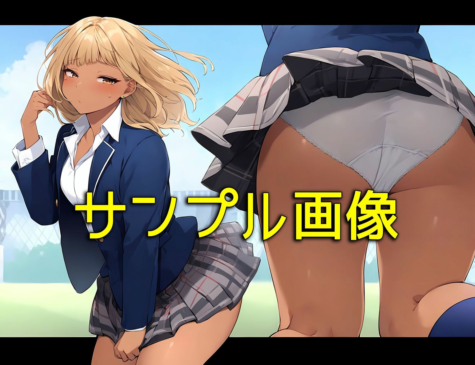 僕はクラスメイト全員の下着が見たい32  ギャルだって強風には弱い編のサンプル画像 6