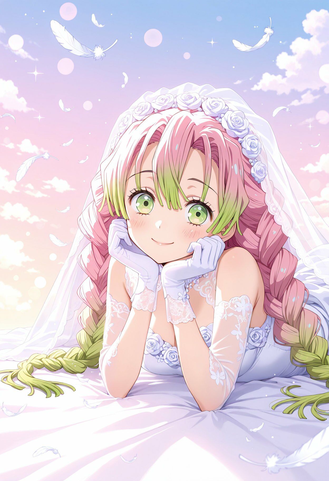 【鬼◯の刃】夢色ウェディング - しのぶ・蜜璃・カナヲの祝福 -のサンプル画像 6