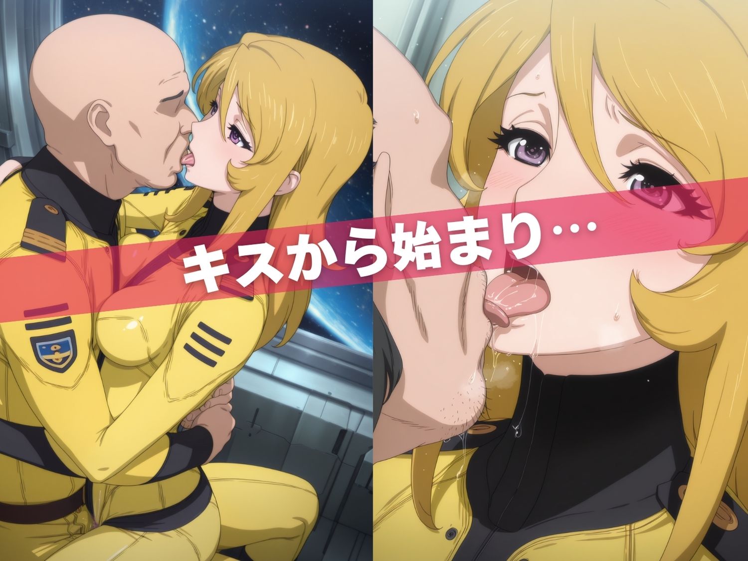 オナニー覗かれ寝取られて  宇宙戦艦ヤ●ト 〜 宇宙編 〜 おじさんに暴かれた秘密のサンプル画像 6
