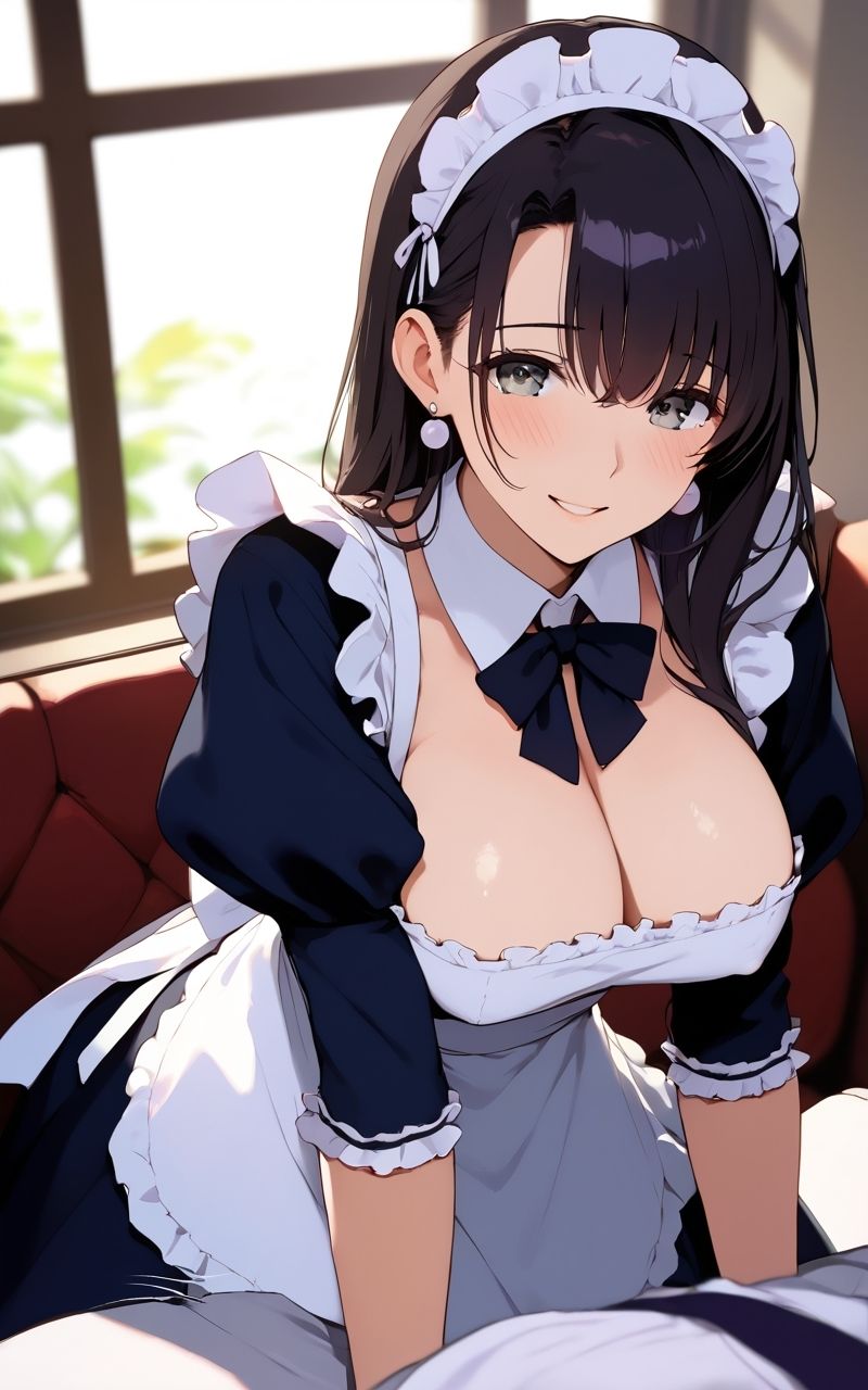 ヤリ放題できるメイド喫茶  中出し無料でご主人様優待中  【AIヌードグラビア写真集】のサンプル画像 6