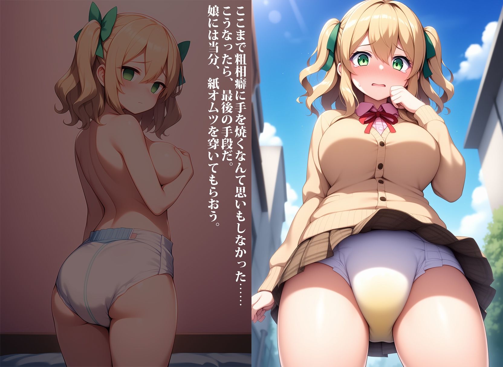 ギャルに変わり果てた反抗期の娘をお漏らし退行で育て直した件 画像7