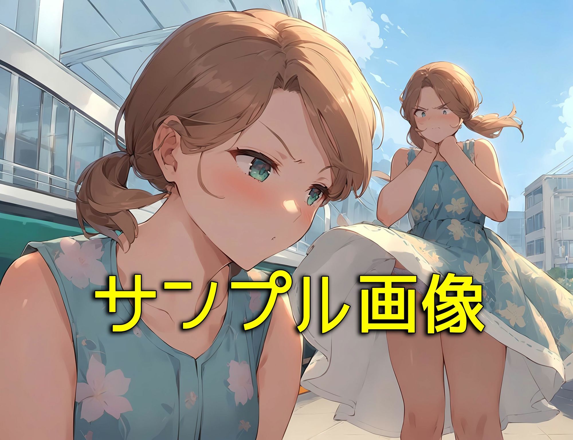 僕はいつも清楚系女子の下着でオナニーをしている4  ワンピのスカートがめくれるっていいね編のサンプル画像 6