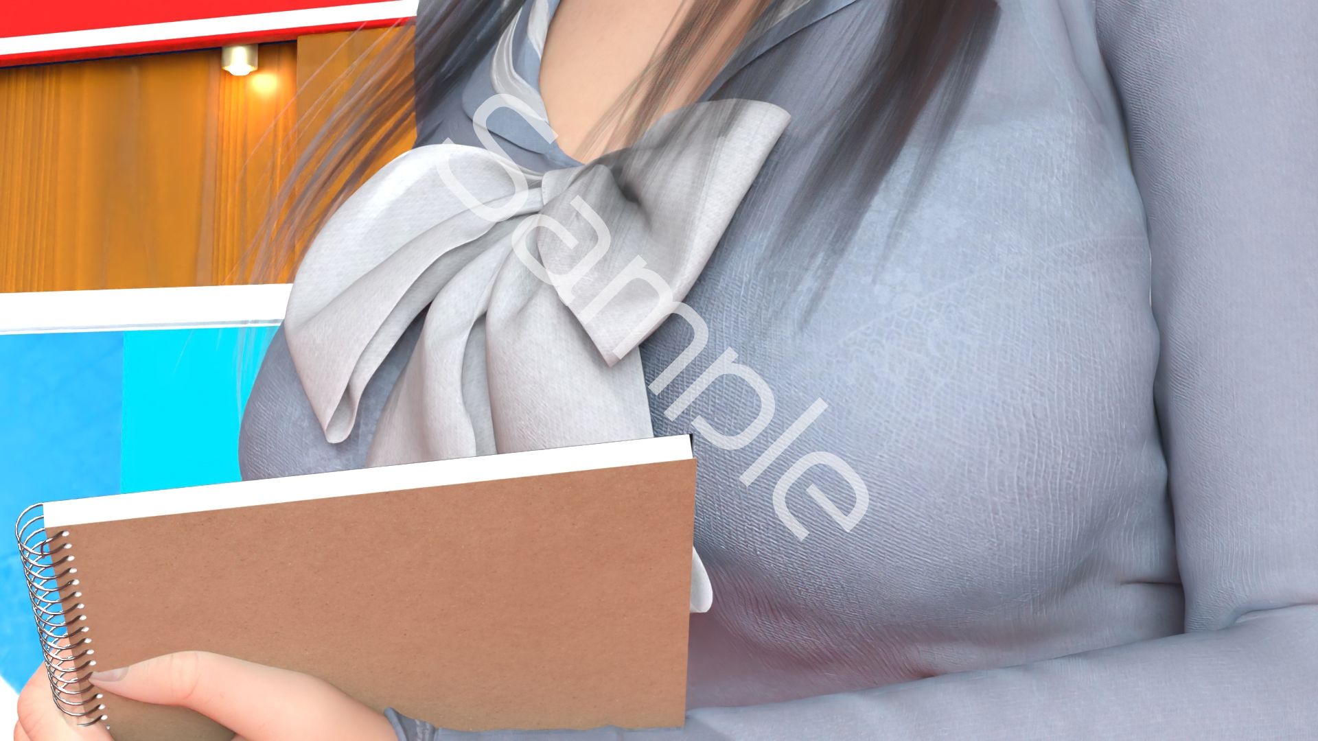 【△100】Let’s Speak English！！二階堂沙耶アナウンサーの変態ニュースジャパン（Hentai News Japan）2025シリーズ＃004-J［裏オプションの甘い罠・危険性とその対象法］のサンプル画像 6