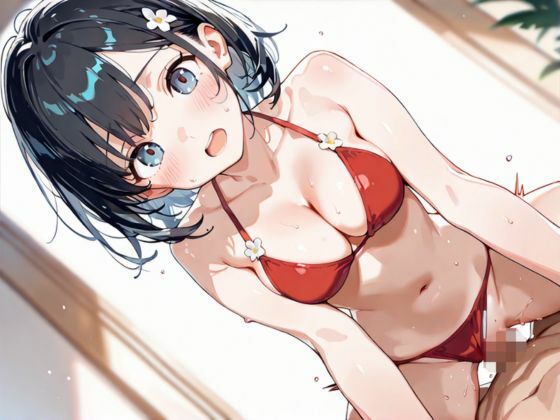 同級生がエロい水着だったので一発イかせていただきました。のサンプル画像 6
