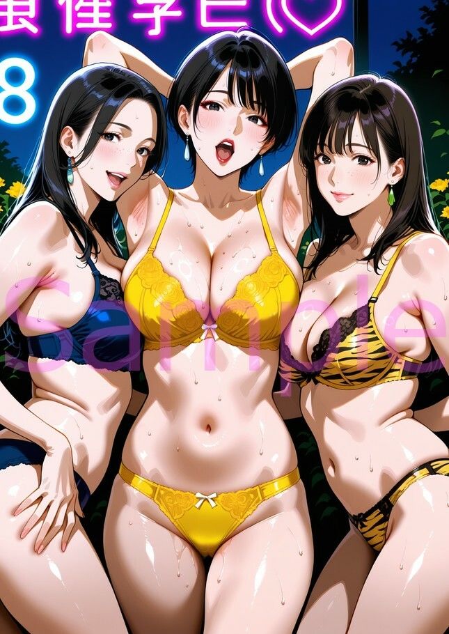 美魔女たちがひたすらワキを見せてくるCG写真集vol.2のサンプル画像 6