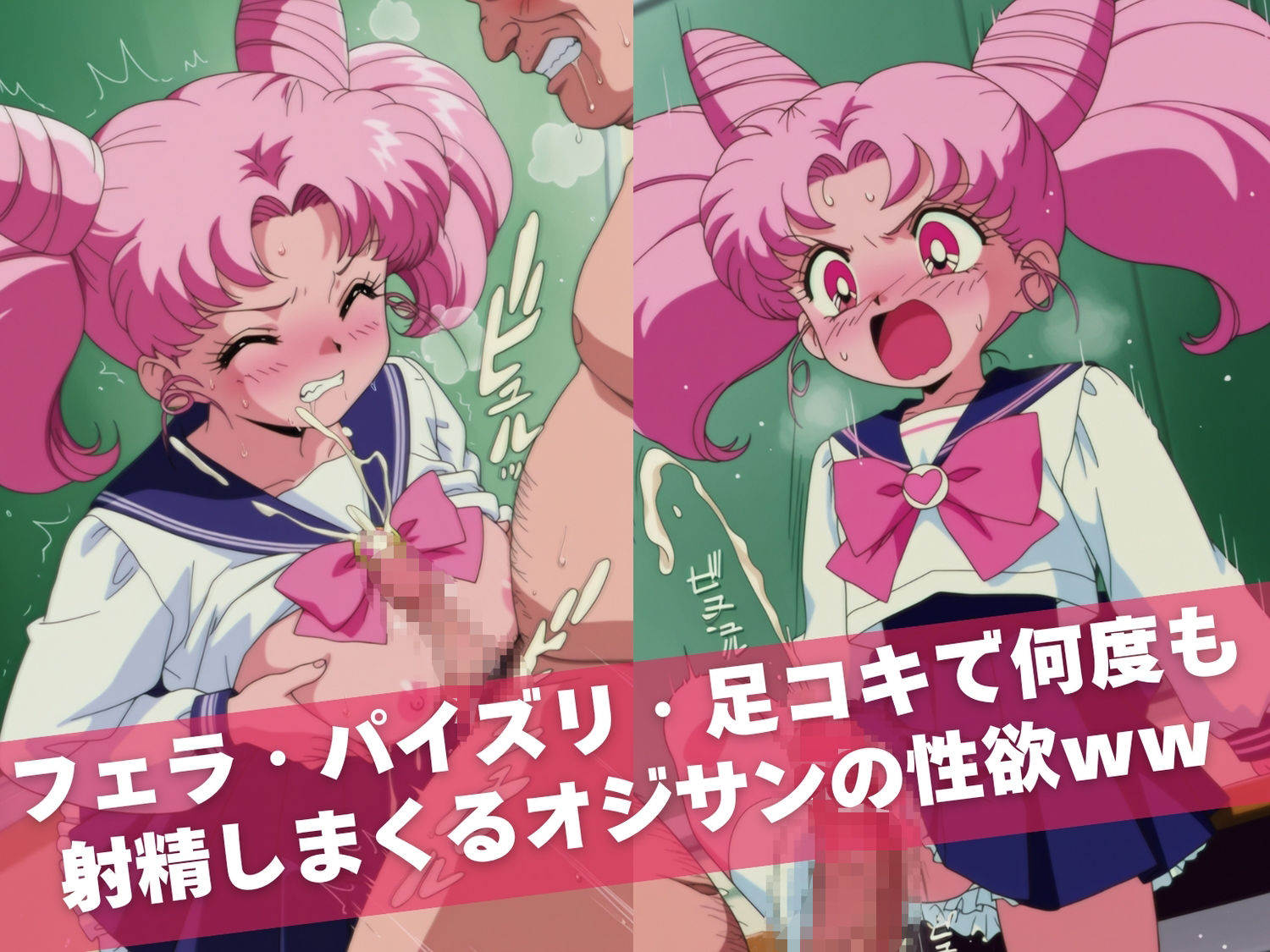 オナニー覗かれ、寝取られて  セーラ●ムーン（vol.2） 〜 学校編 〜 おじさんに暴かれた秘密のサンプル画像 6