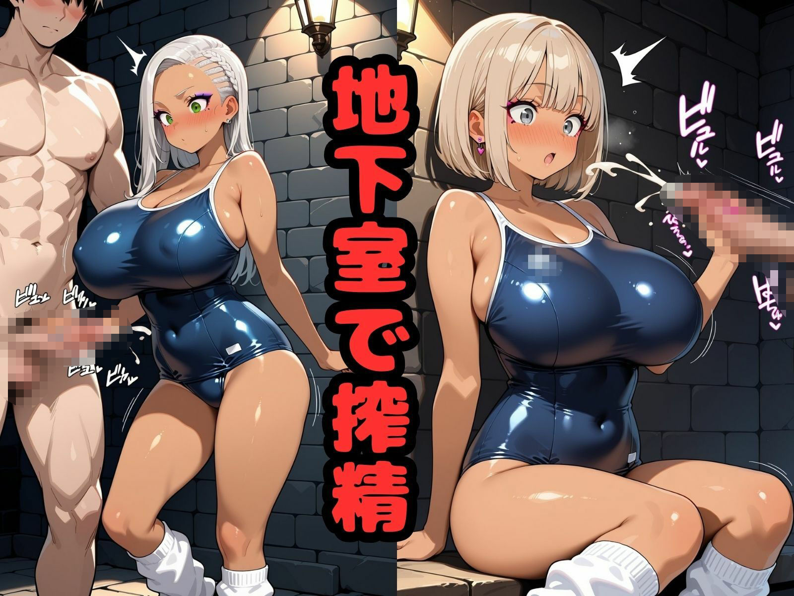 ギャルシコ学園搾精倶楽部〜スク水ギャルがチ〇コシコシコして搾精してくれる〜のサンプル画像 6