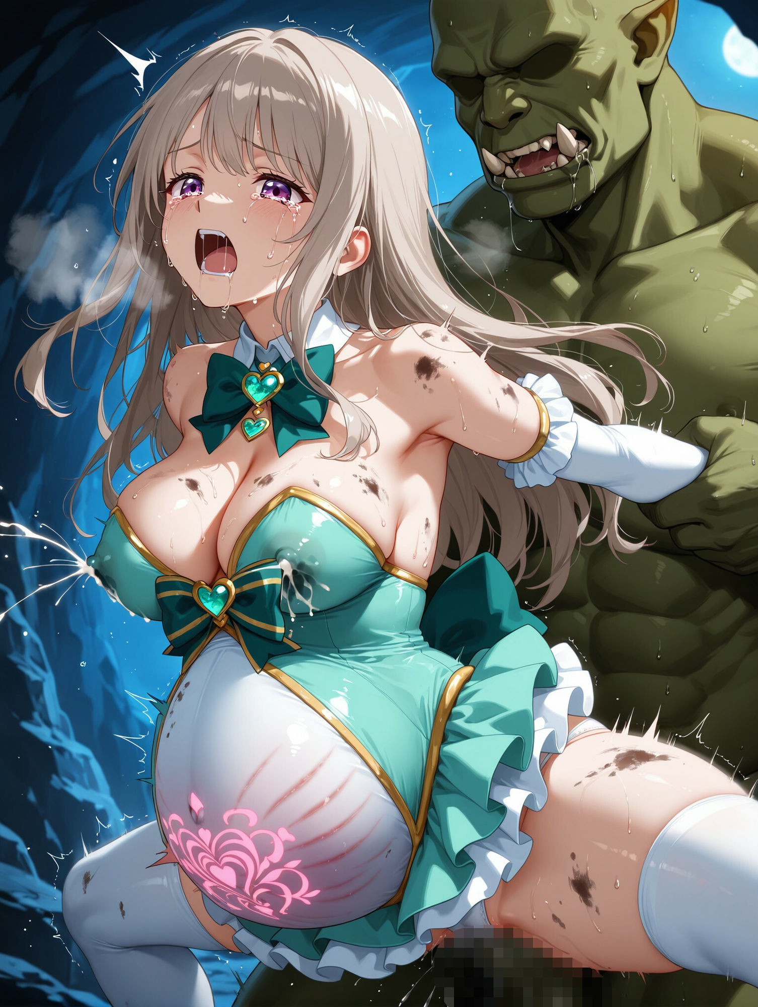 敗北魔法少女忌避受胎_04のサンプル画像 6