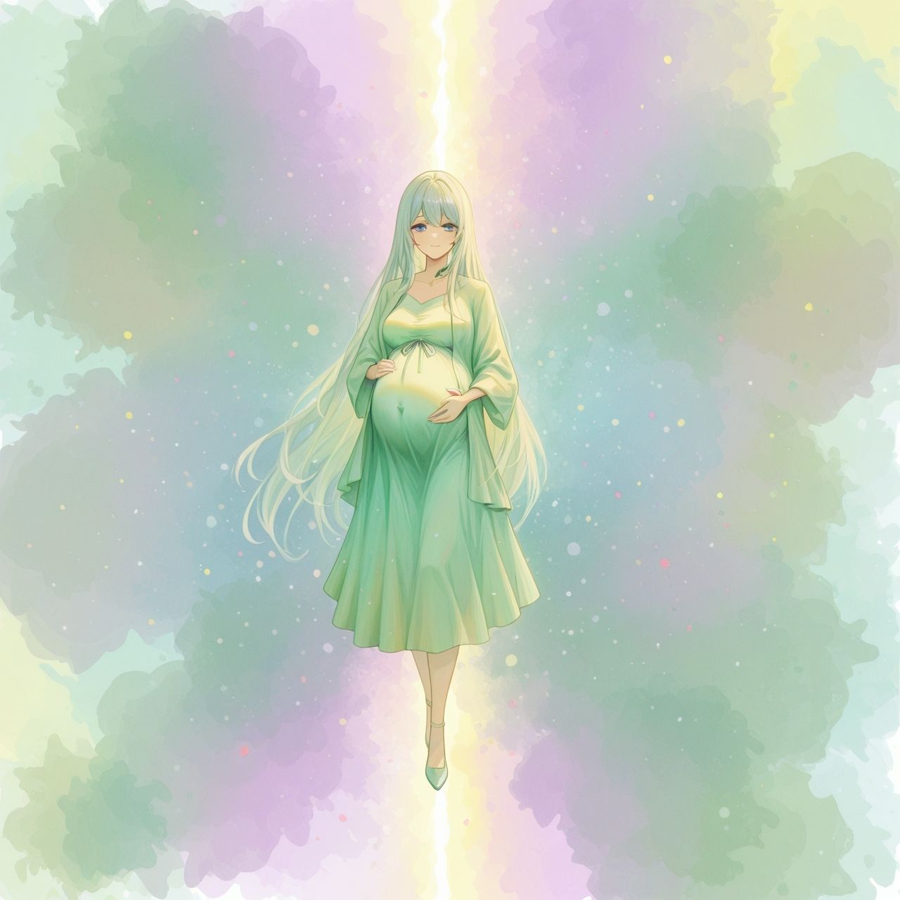 幻想妊婦的なイラスト集のサンプル画像 6