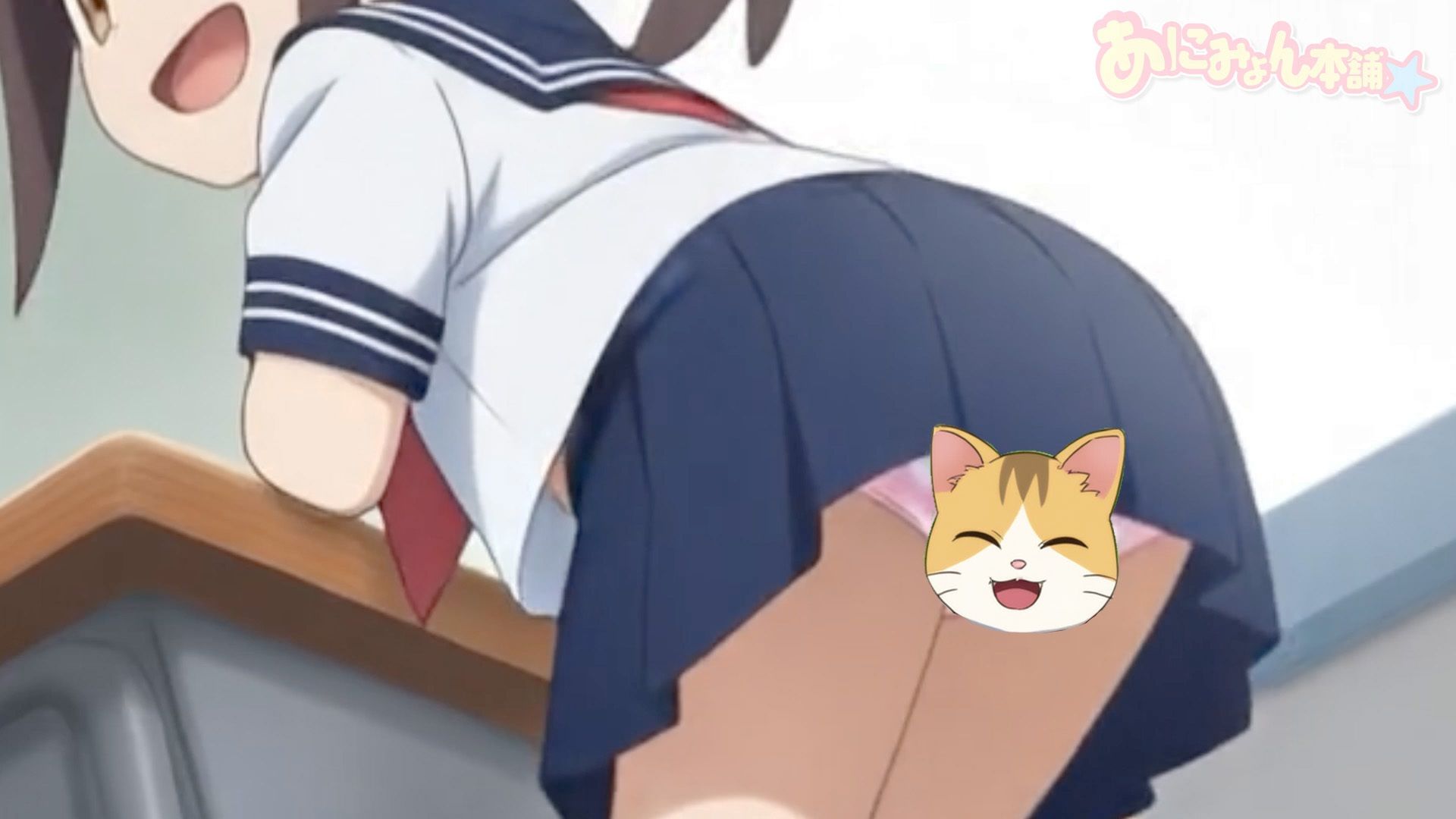 【アニメ試し見あり】クラスのオタクに勉強教わり中にパンツ丸見えな事に気付いてない娘Σ(゜Д゜)!【あにみょん本舗★】のサンプル画像 6