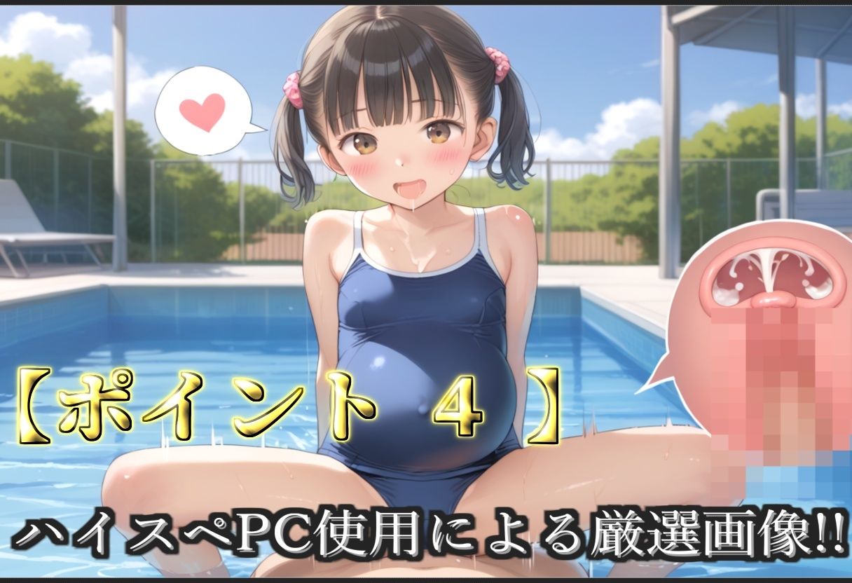 【新作価格】【豪華特典あり】スク水つるぺたロリ学園乱交 秘密の水泳授業集団孕ませ編【500個】のサンプル画像 6