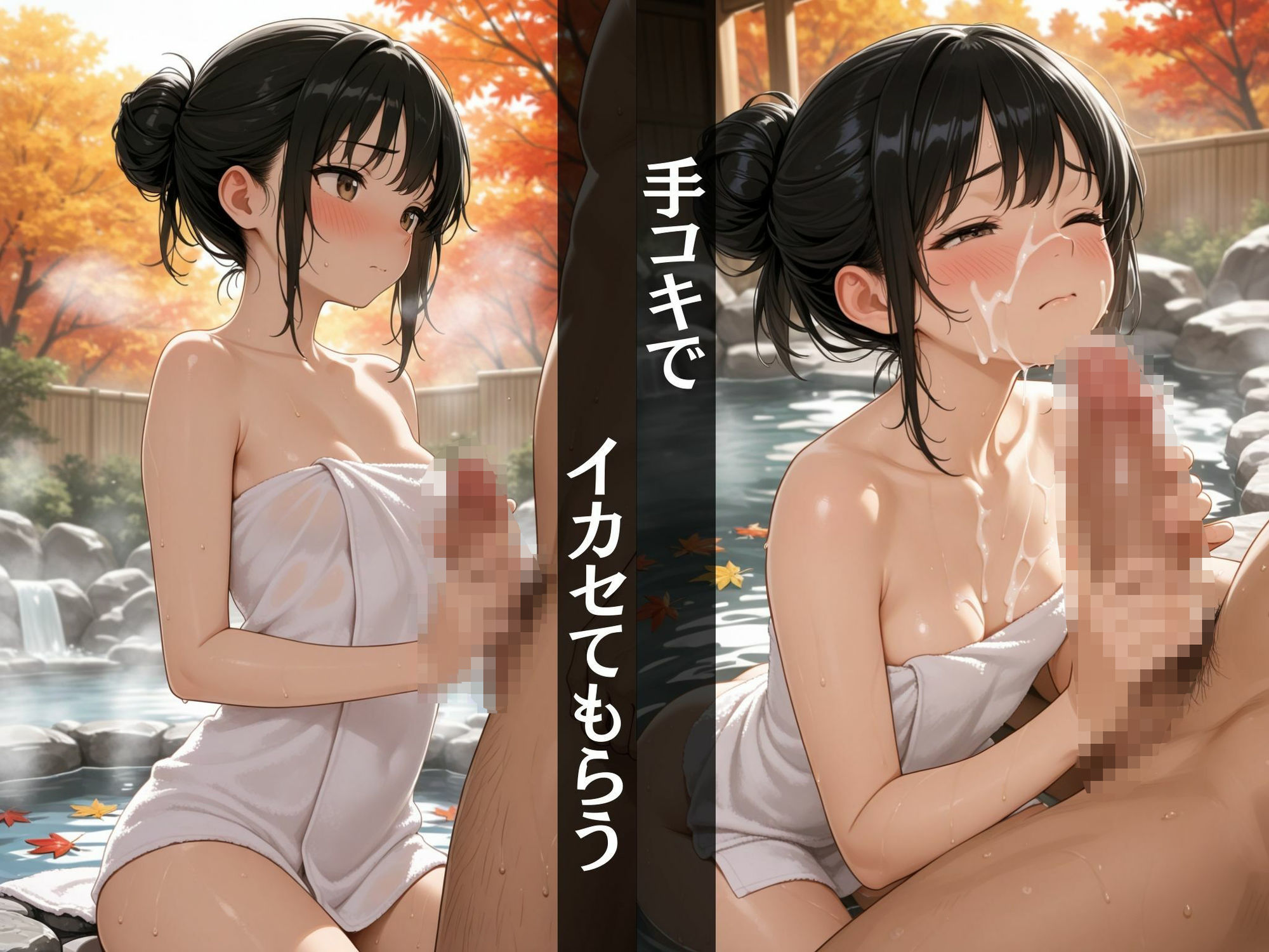 【温泉旅行】  女子校生と登山しながら！〜紅葉を背に夢中で激しい性交〜の画像7