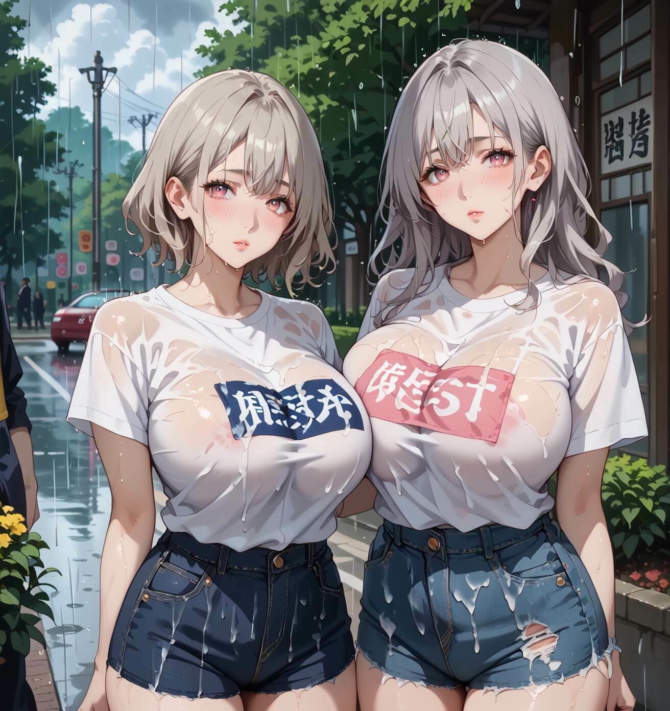 通り雨と、濡れた君が2〜張りつく服のエロさに我慢何てできない〜・270枚のサンプル画像 6