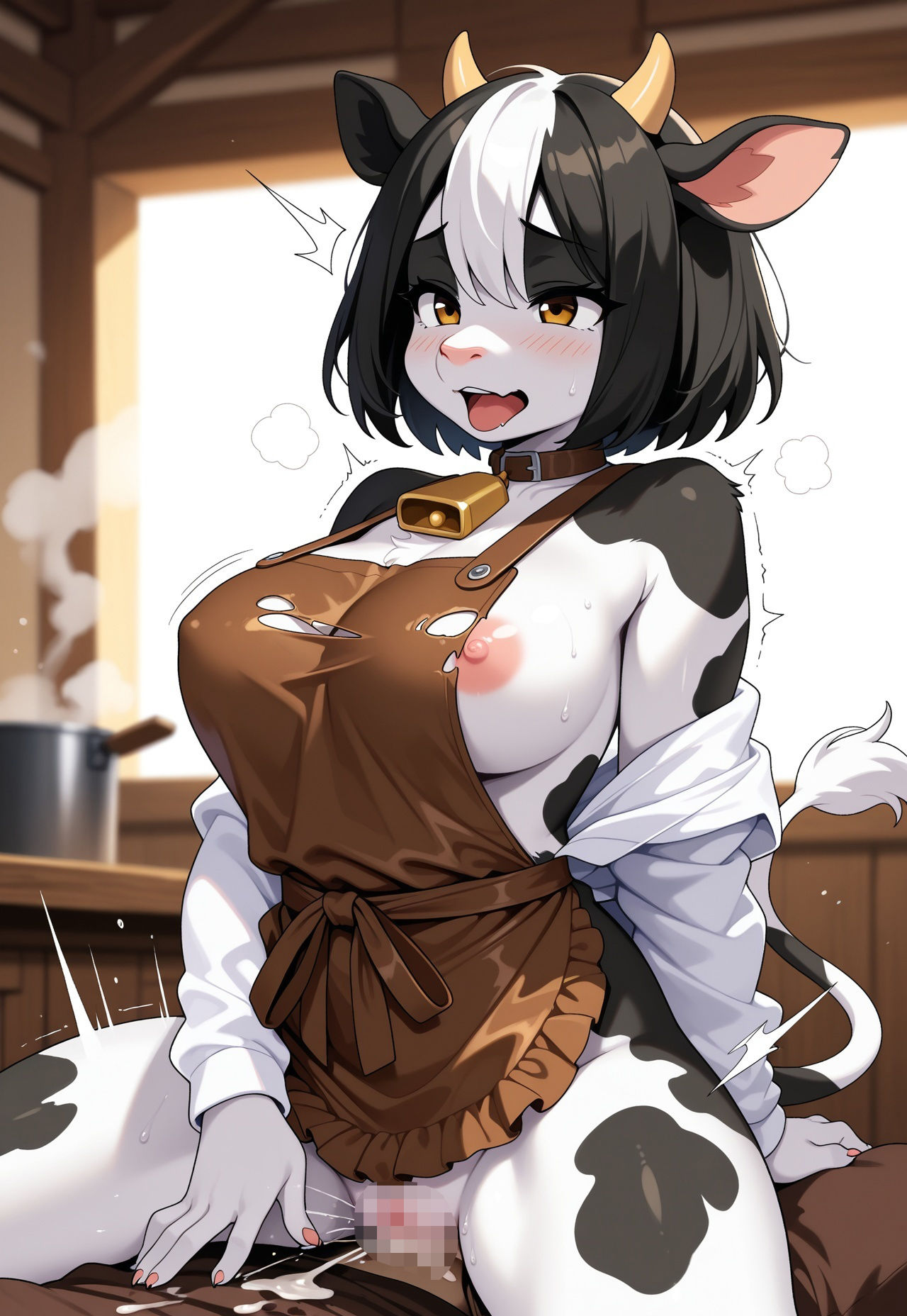 牛娘のコスプレ撮影会のサンプル画像 6