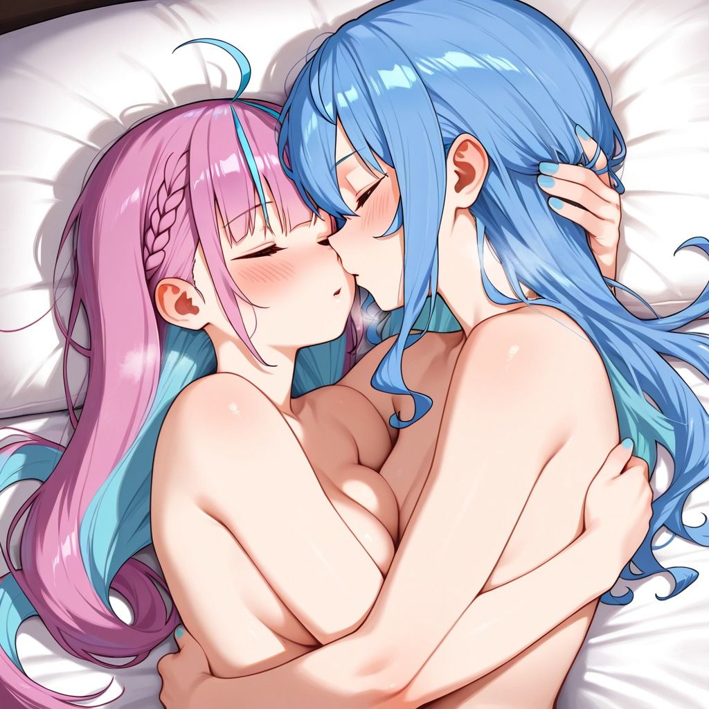 【R-18】星街すいせい×湊あくあ 64枚のサンプル画像 6