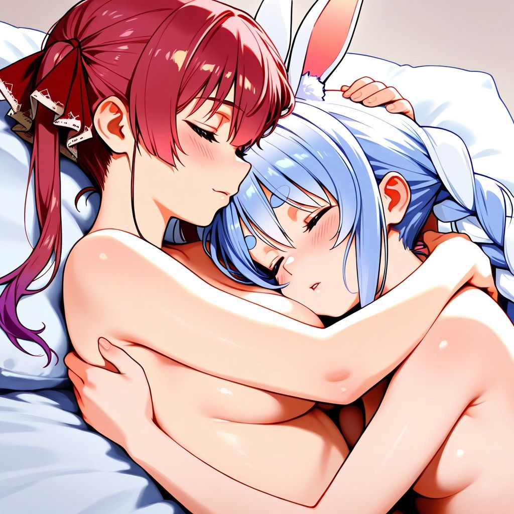 【R-18】兎田ぺこら×宝鐘マリン 61枚の画像6