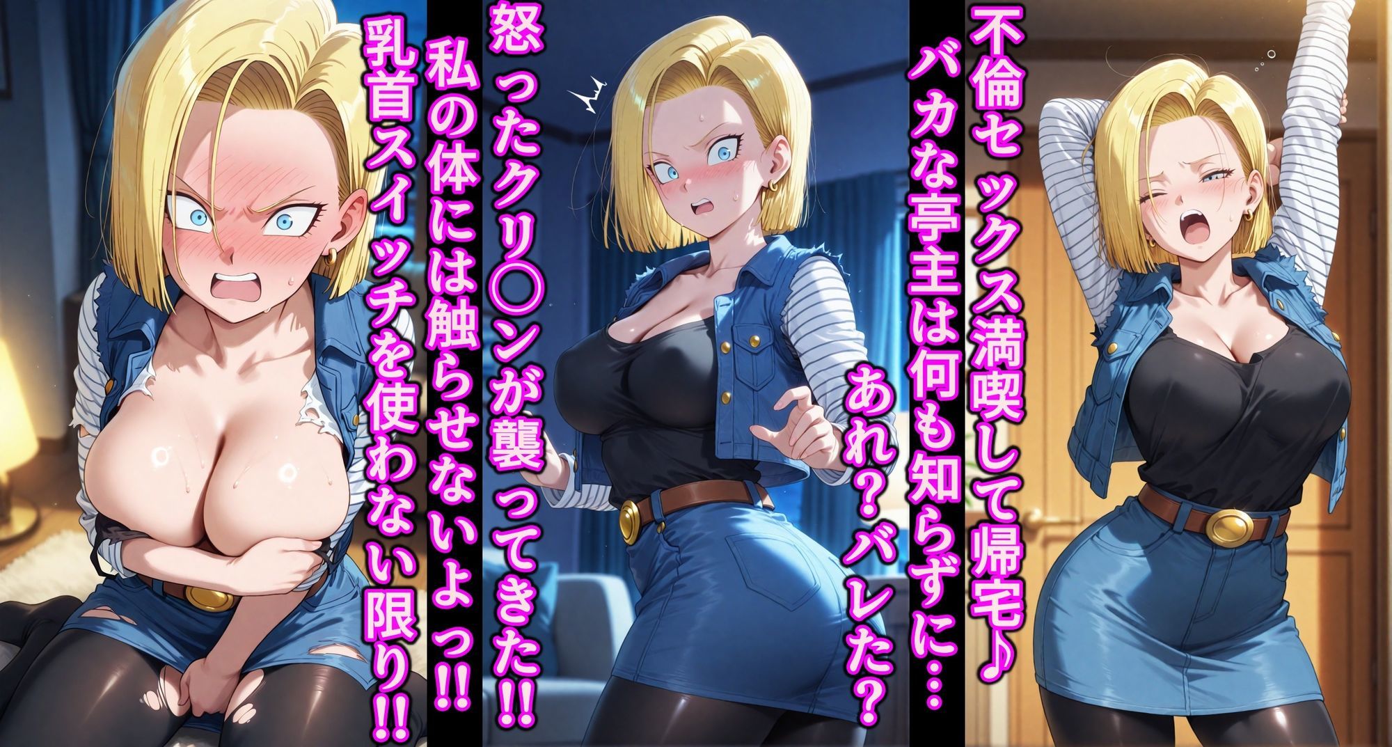 不倫したり旦那にワカラせられたりメチャクチャ惨めに犯●れる淫乱化乳首スイッチ付き人◯人間18号 画像6