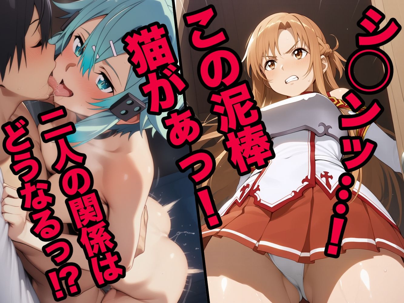 実はシ◯ンとキ◯トはア◯ナに内緒でセックスしまくりっ!二人のエッチな秘密の関係!!の画像10