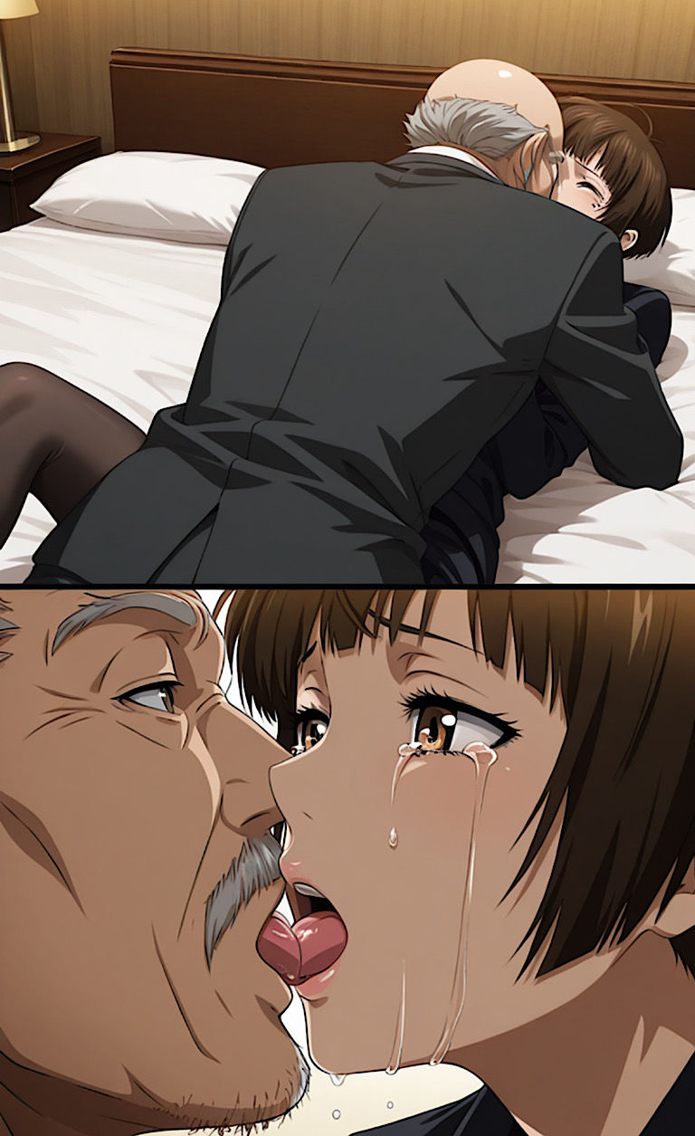 500枚【サイコパ◯常◯朱監視官】屈辱！人質を取られジジイ達と中出しSEX！のサンプル画像 6