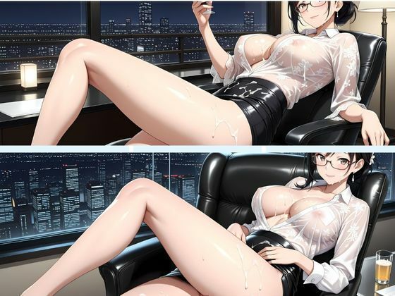 背徳熟女秘書、社長に抱かれた夜の画像9