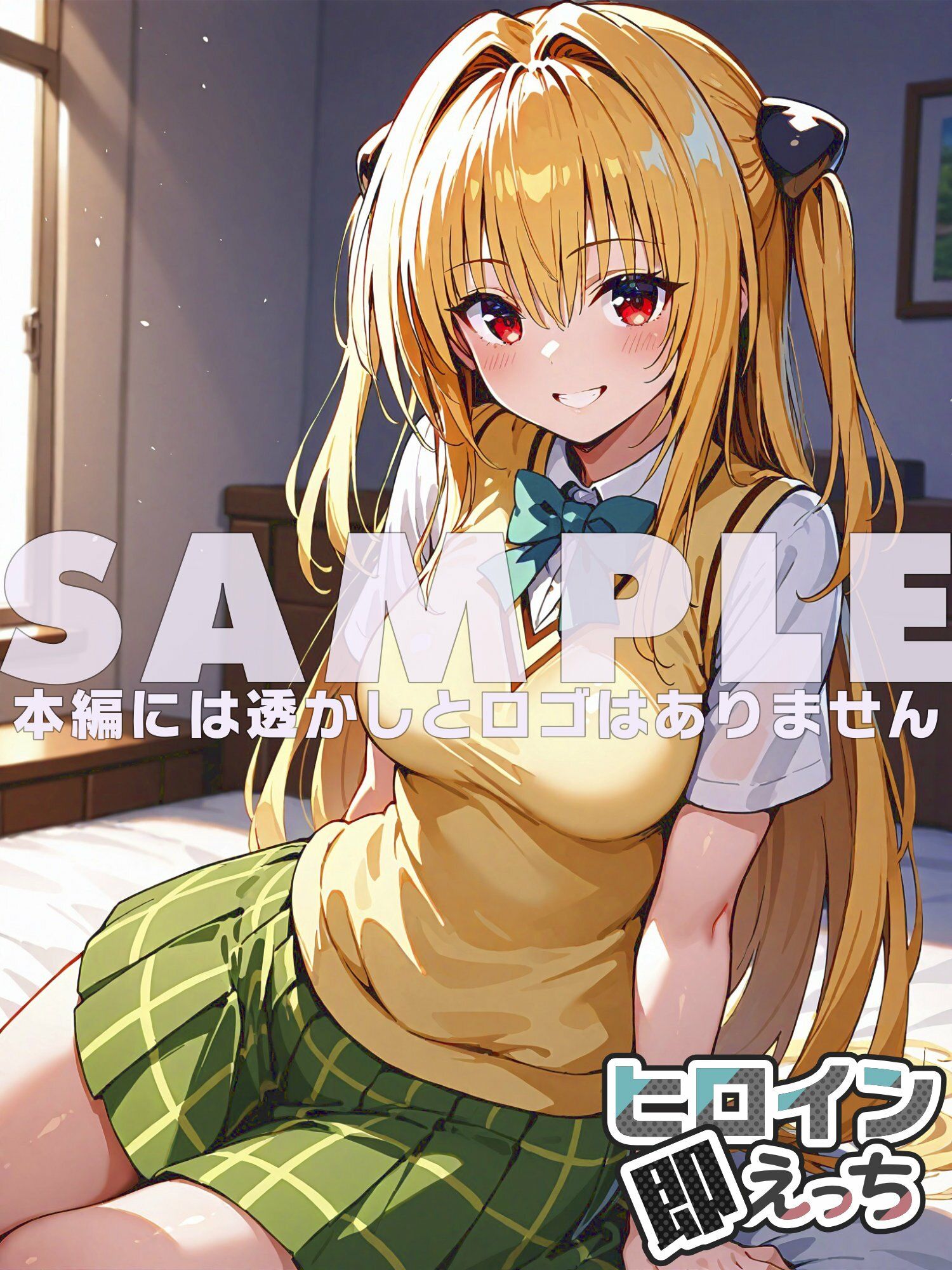 ヒロイン即えっち 金色●闇 制服編のサンプル画像 6