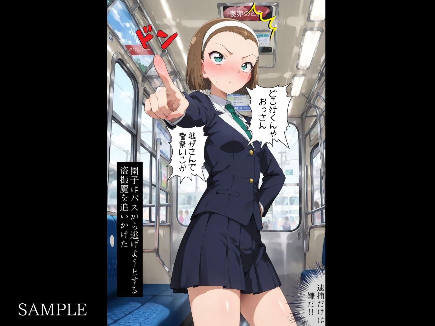 痴●バス〜パンツ盗撮を注意しただけなのに〜鈴木●子編の画像7