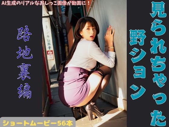 見られちゃった野ション 路地裏編の商品画像