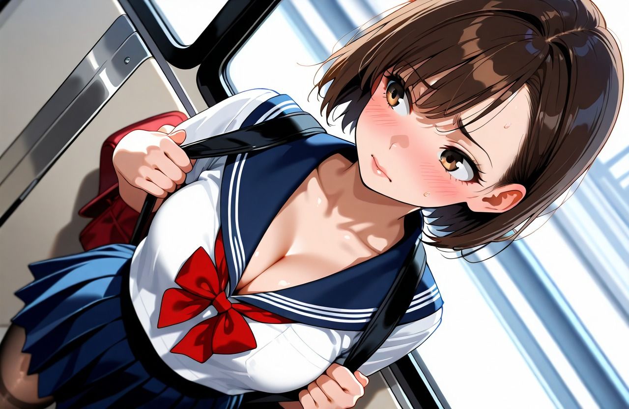 育性女子  痴●電車編のサンプル画像 6