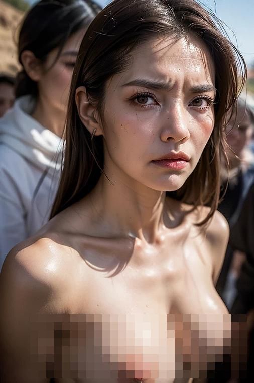 災害後に、現地入りした強●グループに襲われお腹の子を守るために体を提供して絶望の妊婦裸体写真集【全95枚】のサンプル画像 6