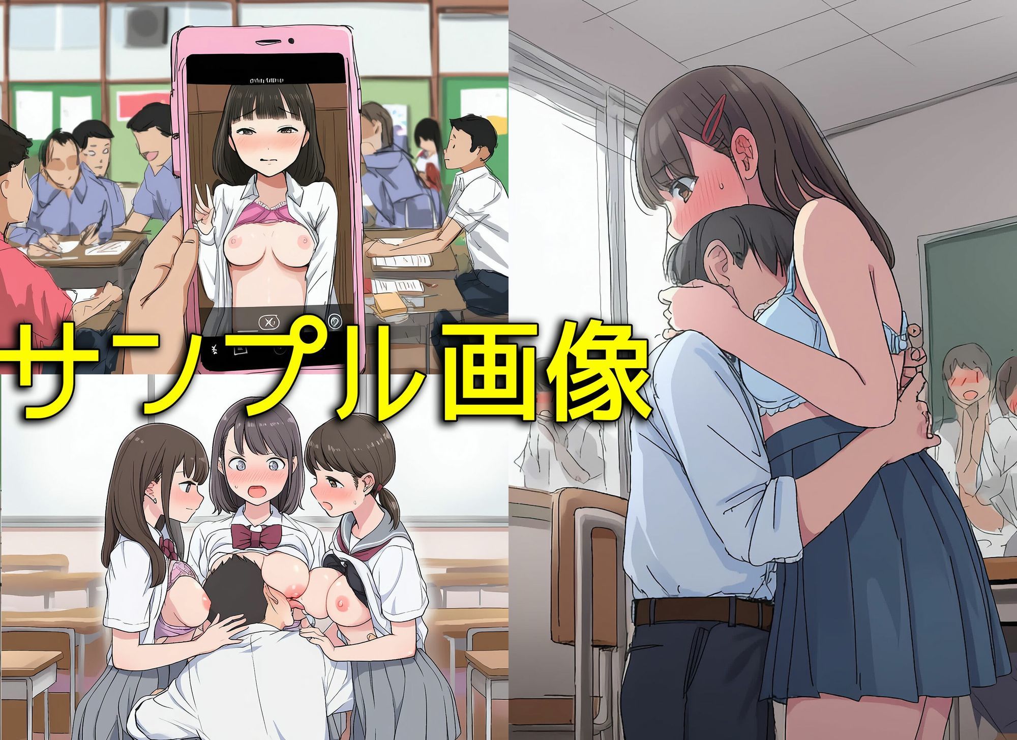 僕はクラスメイト全員の女子のおっぱいを揉み放題なんだ5  ハーレム大好き編のサンプル画像 6