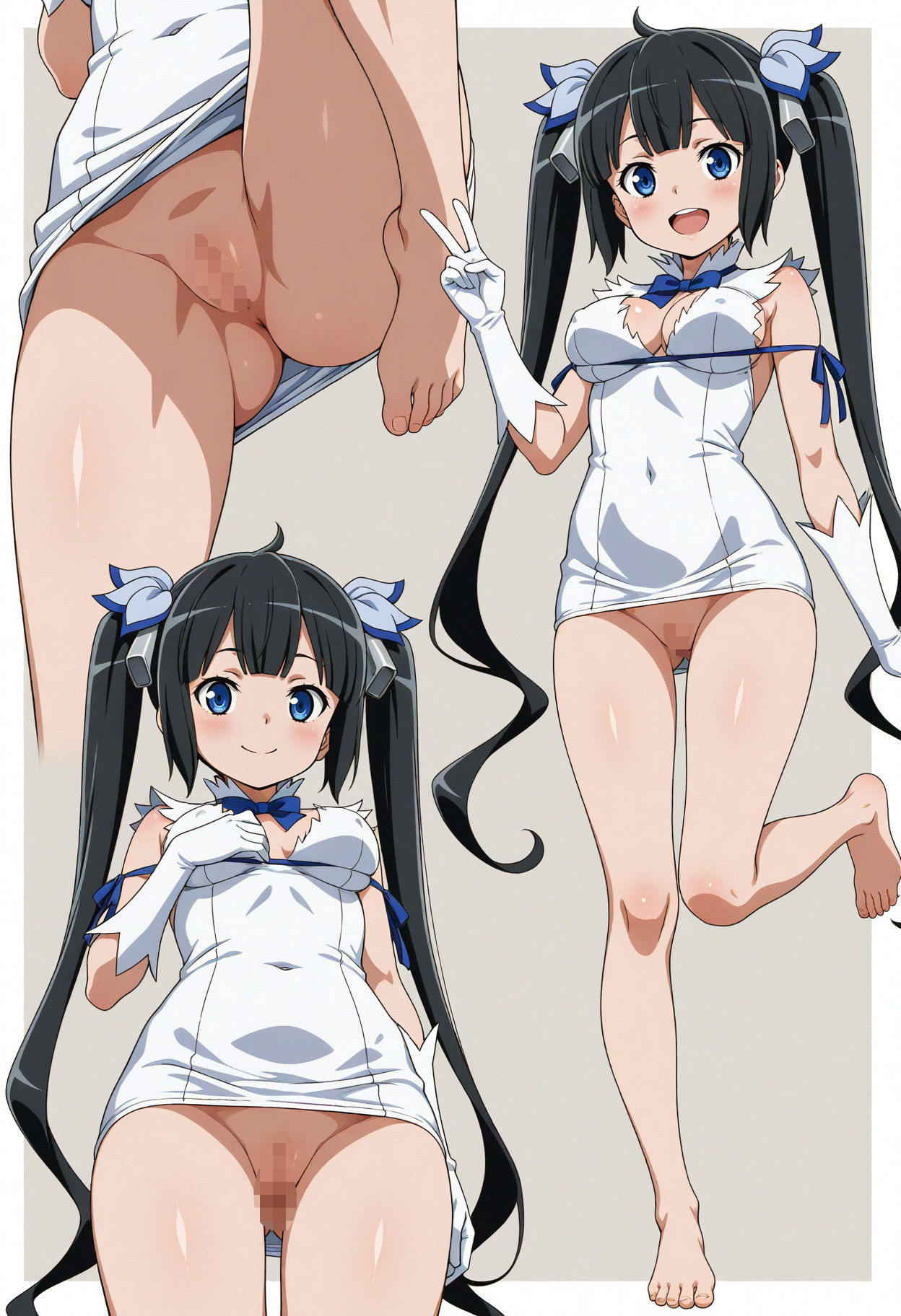 立ち絵とローアングル【ヘスティア風1】のサンプル画像 6