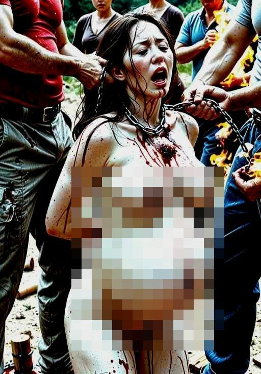 紛争で夫を殺され、敵に捕らえられて性欲処理道具にされた未亡人妊婦の写真集【全248枚】のサンプル画像 6