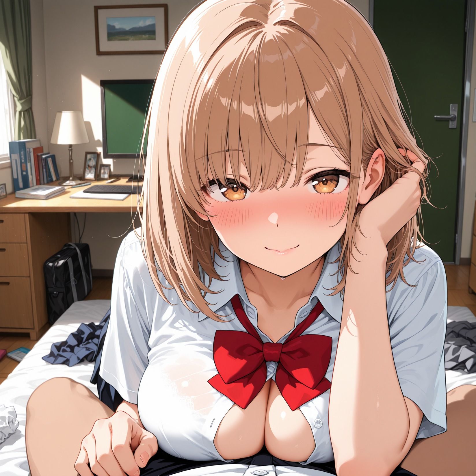 即イキ女子校生〜爆乳姉妹が冴えない僕で処女卒業〜 画像8