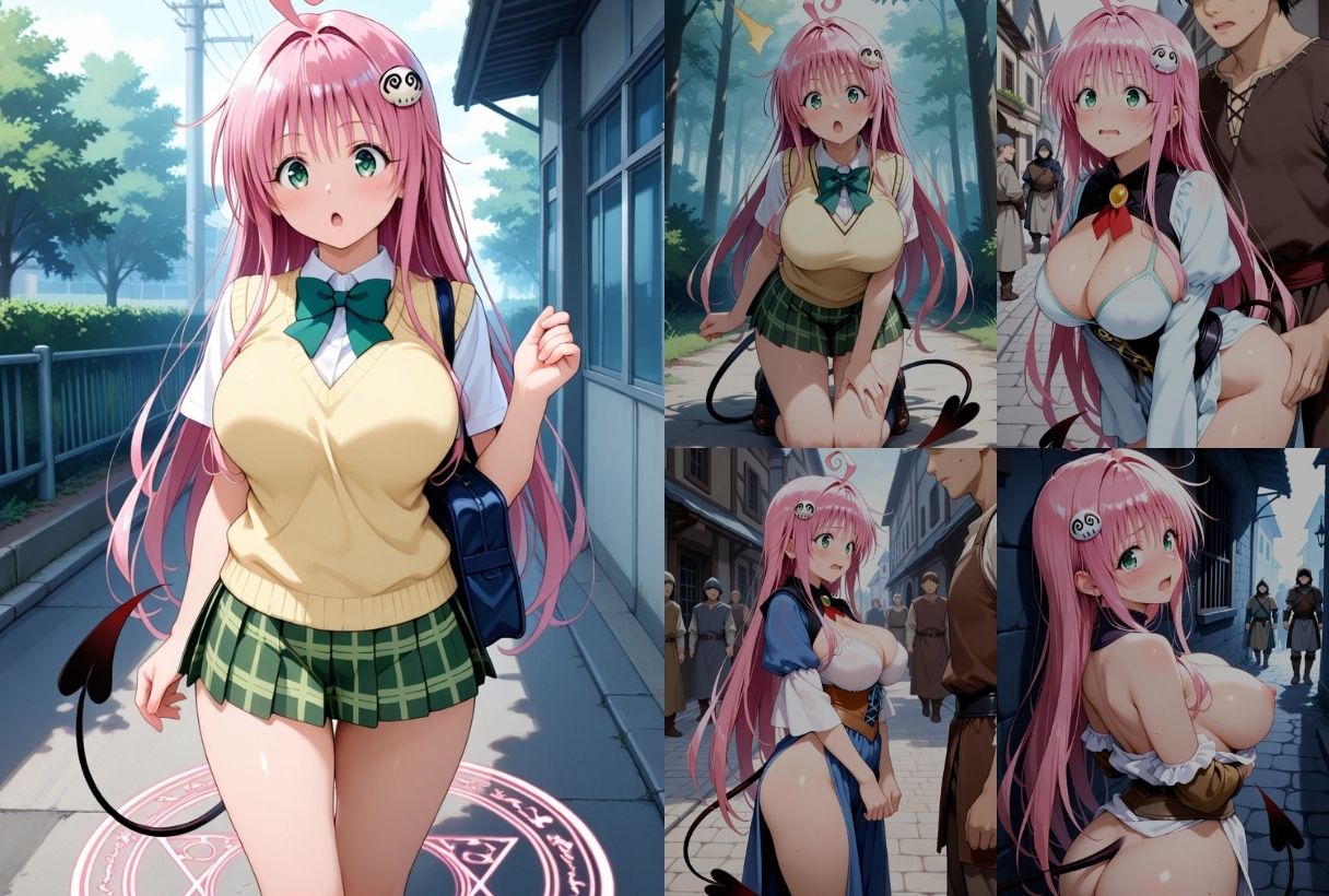 絶対服従  異世界転生した先でめっぽう犯●れる女たちのサンプル画像 6