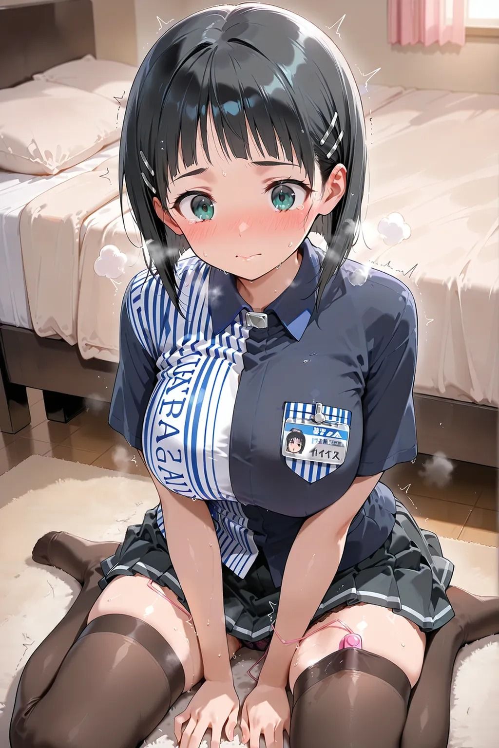 直葉と恥じらいコスチュームプレイの画像6