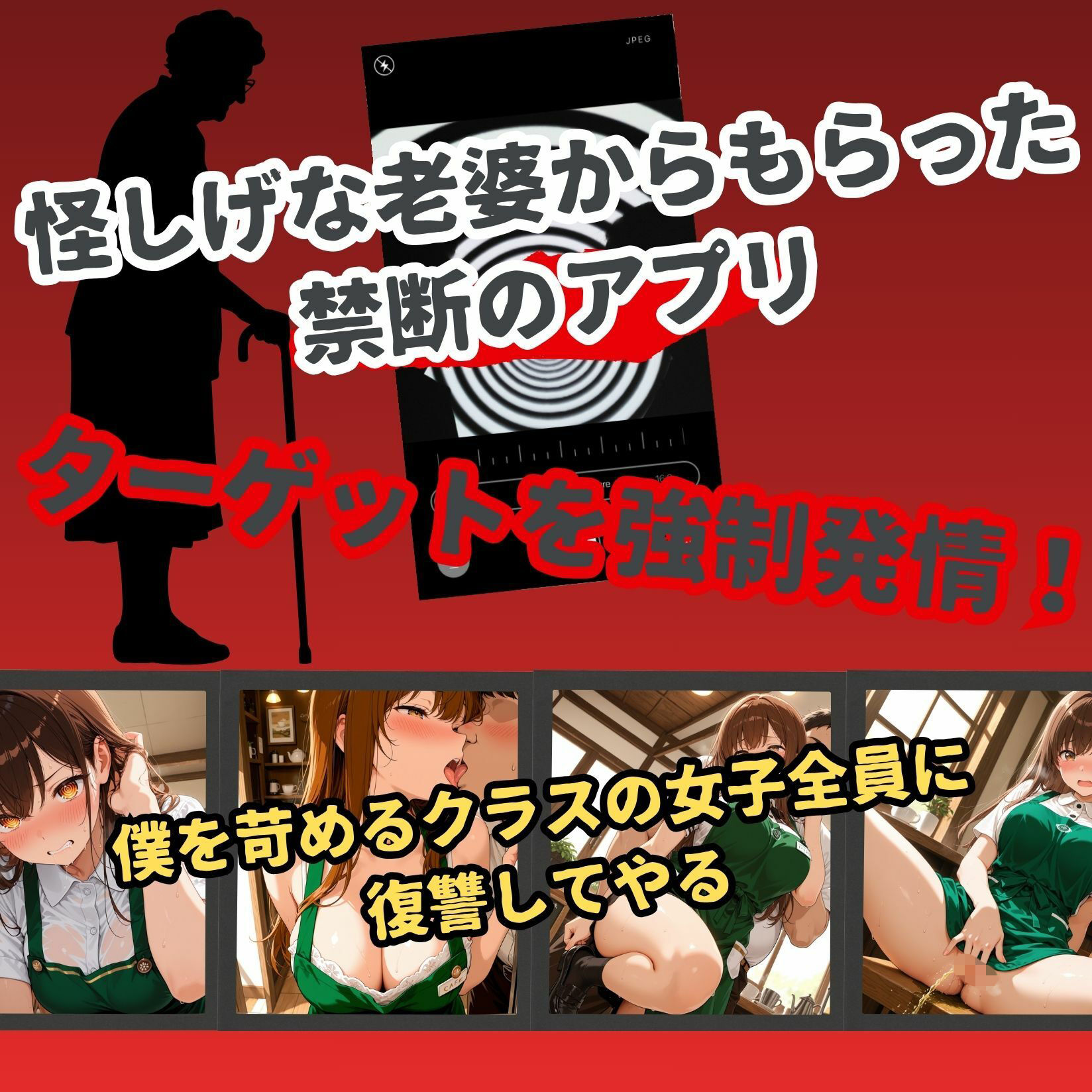 女子校生催●即堕ち〜バ先のカフェで僕を苛めたカースト上位に復讐〜 画像1